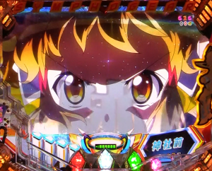 パチンコ シンフォギア2のRADIANT FORCEチャンス目発生時の画像