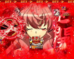 Pフィーバー戦姫絶唱シンフォギア2 1/77ver.のシンフォギアチャンス告知タイプ　マリア