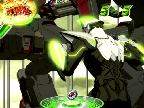 パチンコP TIGER ＆ BUNNY～完全無欠WILDスペック～のVSパワードスーツ中画像