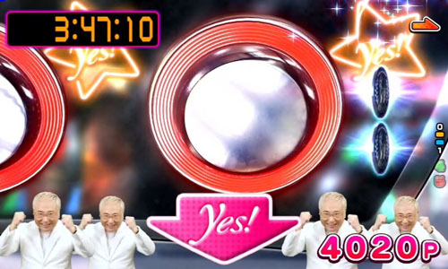 パチンコPyes!高須クリニック～超整形BLACK～の告知ランプ