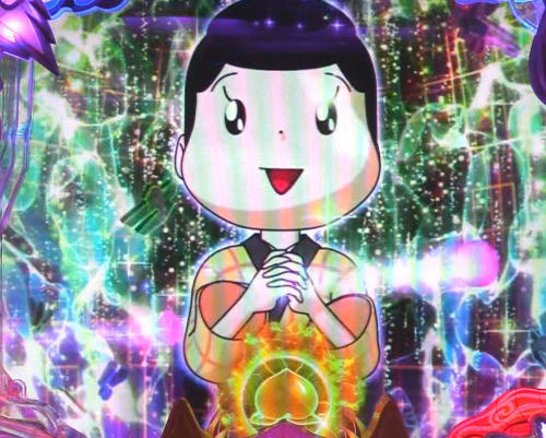 パチンコP神・天才バカボン～甘神SPEC～の全回転リーチ