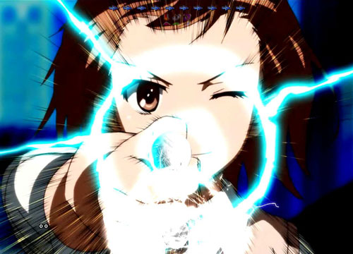 パチンコPとある魔術の禁書目録のST中レールガン予告