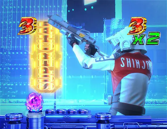 パチンコぱちんこ ウルトラマンティガ ウルトラ超光ライトver.の射撃訓練をクリアーしろ:チャンスアップ