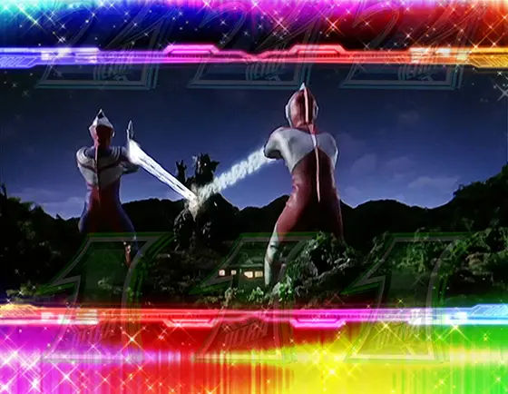 パチンコぱちんこ ウルトラマンティガ ウルトラ超光ライトver.の全回転リーチ(1)
