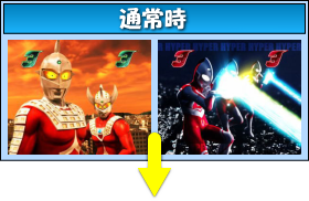 ぱちんこ ウルトラ6兄弟の通常時の画像