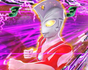 パチンコぱちんこ ウルトラ6兄弟の赤カットインの画像