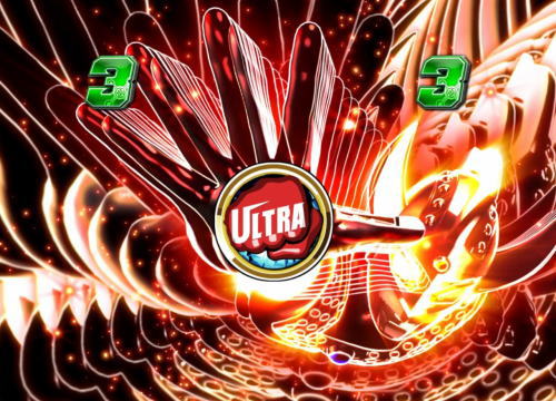 パチンコぱちんこ ウルトラマンタロウ2の当否告知時スタンバイ保留発動
