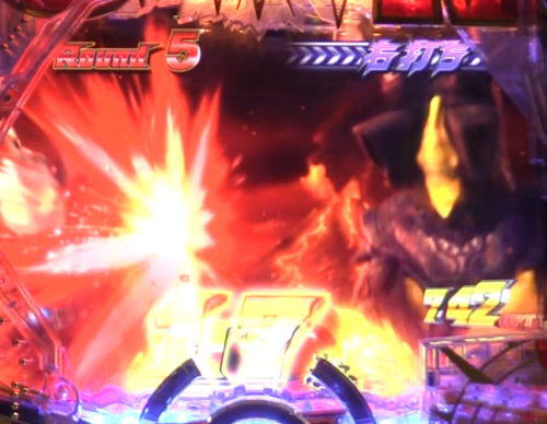 パチンコぱちんこ ウルトラマンタロウ2の怪獣攻撃時打撃音
