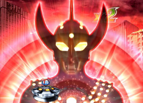 パチンコぱちんこ ウルトラマンタロウ2の変身チャージ赤