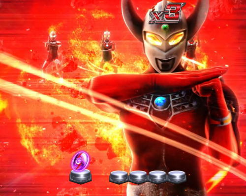 パチンコぱちんこ ウルトラセブン 超乱舞のウルトラ6兄弟集結予告