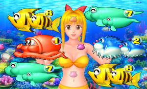パチンコPA海物語3R2のマリンちゃんリーチの画像