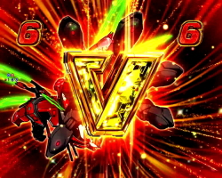 パチンコPフィーバー革命機ヴァルヴレイヴ2のチャンス目予告V図柄画像