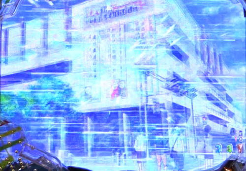 パチンコPビビッドレッドオペレーションの熱フリーズ演出1画像