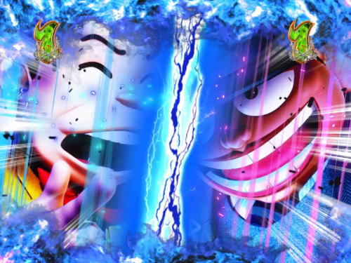 パチンコP笑ゥせぇるすまん最後の忠告の対立リーチの画像