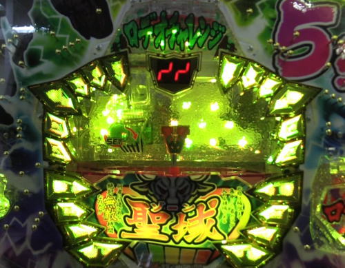 パチンコPワイルドロデオ6750だぜぇのサンダーフラッシュ