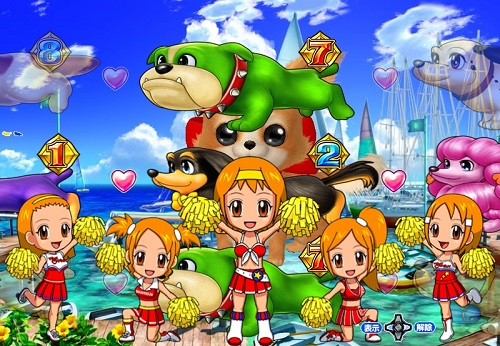 パチンコPAわんわんパラダイスVのミニキャラ予告の画像