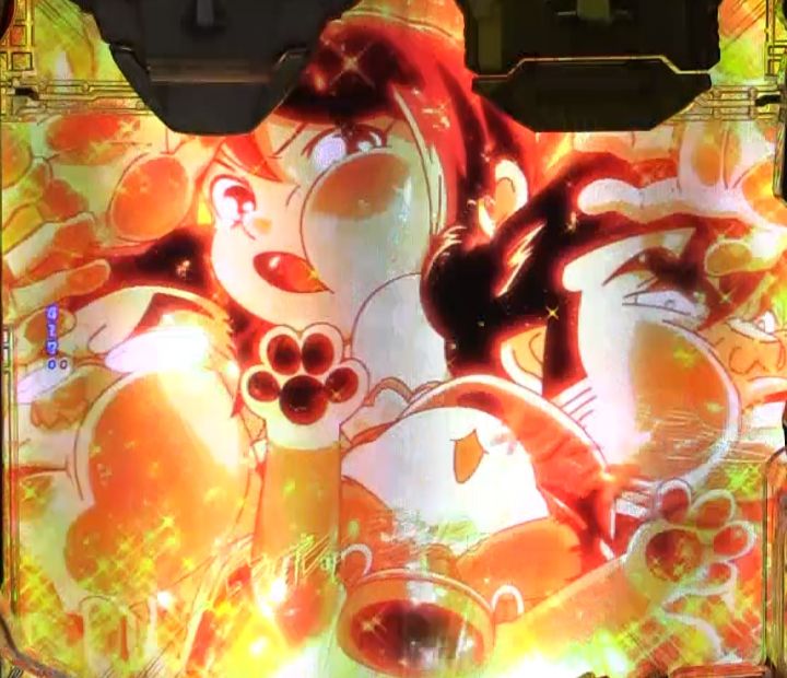 パチンコPやじきた道中記のキャラフラッシュ予告画像
