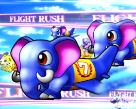 パチンコP野生の王国GO M-T YT800のフライトRUSH演出画像