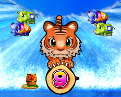 パチンコP野生の王国GO M-T YT800の滝つぼ画像