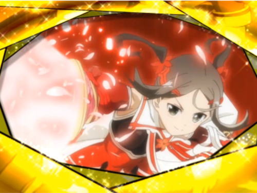 P結城友奈は勇者である ALLRUSHの変身予告の夏凛の画像