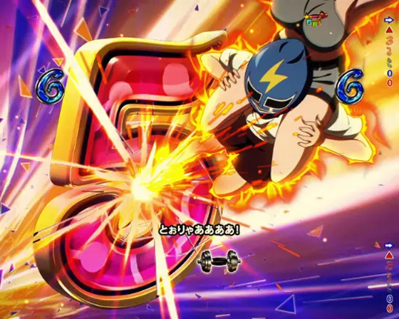 パチンコPAフィーバーダンベル何キロ持てる？の仲間リーチ中画像