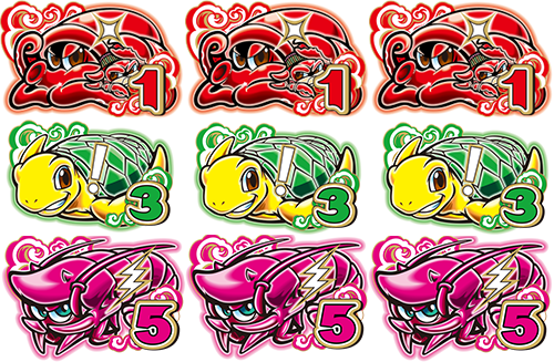 パチンコPAドラム海物語IN JAPANの奇数画像