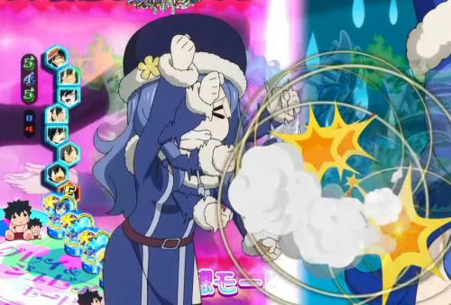 パチンコPA FAIRY TAIL2 JWAのジュビア妄想予告