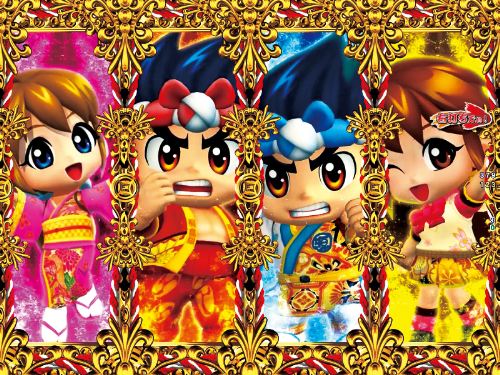 パチンコPA元祖大工の源さん2のキャラ集合予告画像
