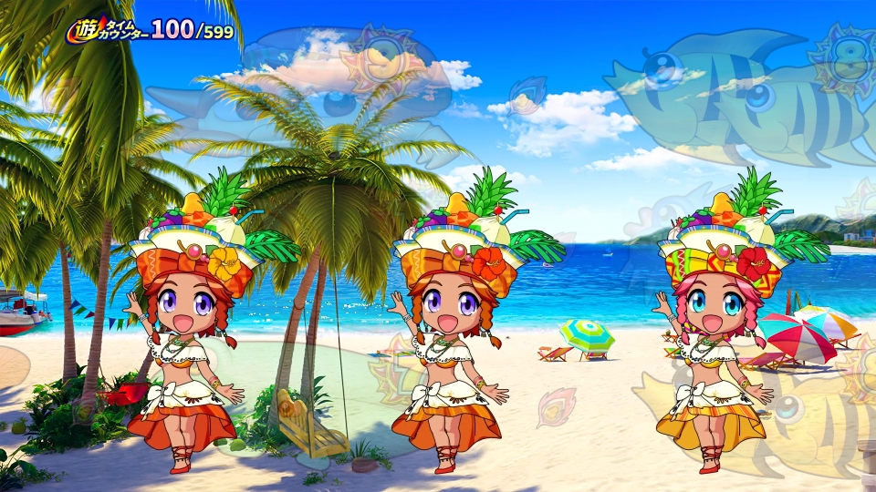 パチンコPAギンギラパラダイス 夢幻カーニバル 強99ver.のフルーツ姫1画像
