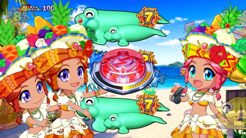 パチンコPAギンギラパラダイス 夢幻カーニバル 強99ver.のフルーツ姫2画像