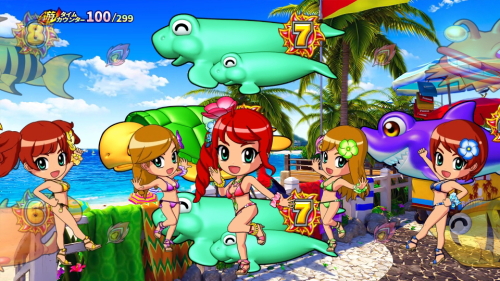 パチンコPAギンギラパラダイス 夢幻カーニバル 強99ver.のミニキャラSPUP画像