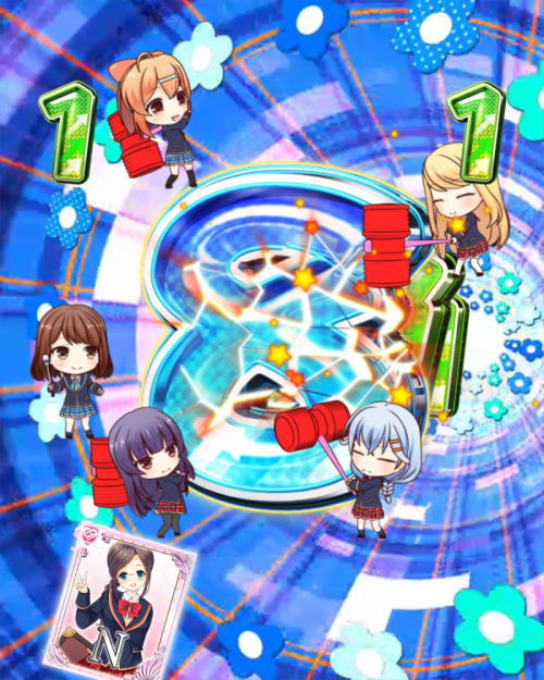 パチンコPAガールフレンド（仮）のぷちガールちゃんリーチ