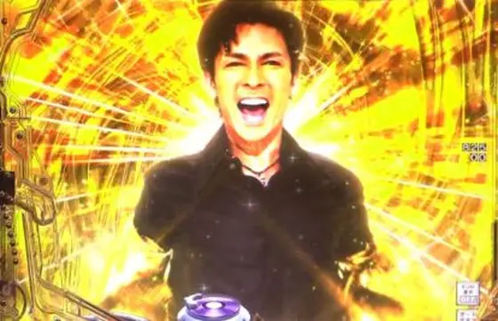 パチンコPA GO!GO!郷comeback stage 77ver.の金系演出注目画像