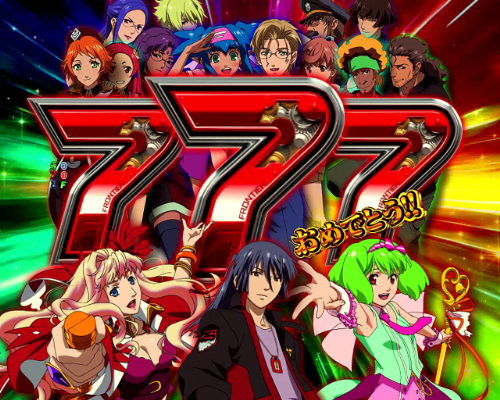 パチンコPAフィーバーマクロスフロンティア4 88ver.の通常時7図柄揃い