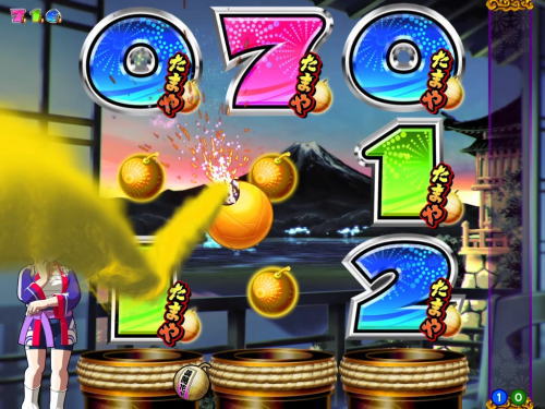パチンコPA満開花火GOの煙幕予告