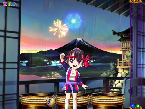 パチンコPA満開花火GOのキャラSU予告