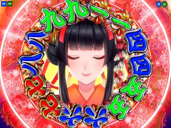 パチンコPA満開爛漫GOの7ライン