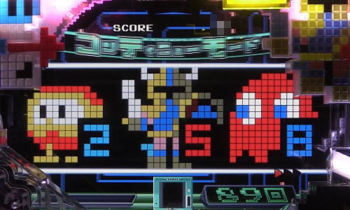 パチンコPナムココレクションのコンティニューモード消化中