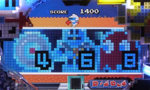 パチンコPナムココレクションのチャンス目演出同色青