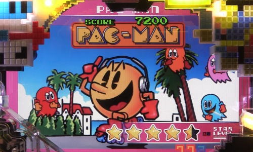 パチンコPナムココレクションのパックマンSPリーチタイトル