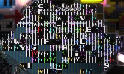 パチンコPナムココレクションの画面ノイズ