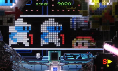 パチンコPナムココレクションのスペシャルフラッグ点灯