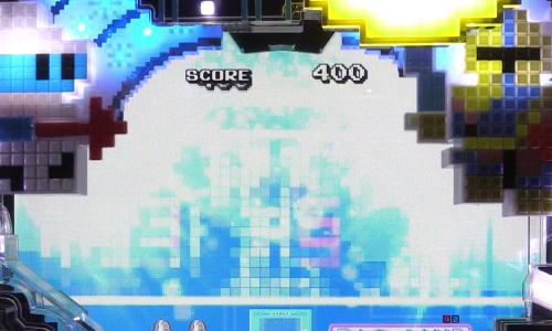 パチンコPAナムココレクション89ver.のキャラクター役物作動青