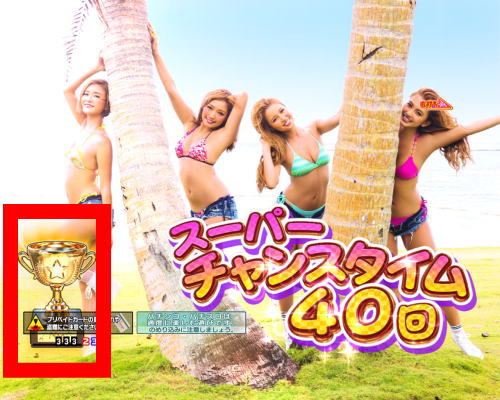 パチンコPA乗物娘GOの設定示唆