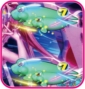 パチンコPAスーパー海物語 IN 沖縄5 with アイマリンのテンパイエフェクトの画像