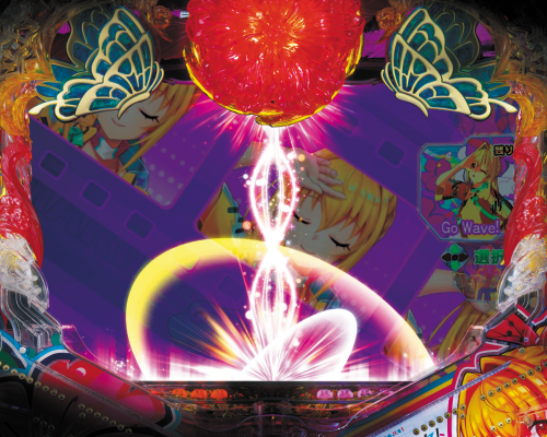 パチンコPAスーパー海物語 IN 沖縄5 with アイマリンのハイビスカスチャンス画像