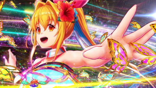 パチンコPAスーパー海物語 IN 沖縄5 with アイマリンのプッシュ成功の画像