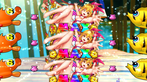 パチンコPAスーパー海物語 IN 沖縄5 with アイマリンの全回転の画像