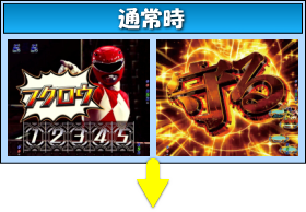 PAフィーバースーパー戦隊LIGHT ver.の通常時のの画像