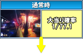 パチンコPA真・怪獣王ゴジラNL-K1の通常時画像
